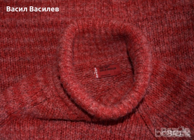 Levis ® Red Tab Girls Medium дамски червен пуловер, снимка 4 - Блузи с дълъг ръкав и пуловери - 51932651