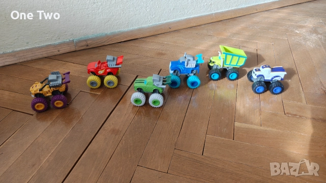 6 бр. колички от "Пламъчко и машините" (Blaze and the Monster Machine, снимка 6 - Коли, камиони, мотори, писти - 52532637