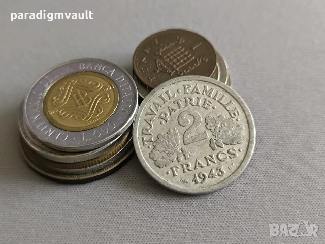 Mонета - Франция - 2 франка | 1943г.
