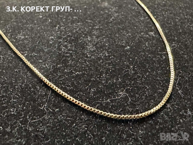 Златен синджир 14к, 2,44гр, снимка 4 - Колиета, медальони, синджири - 53056582