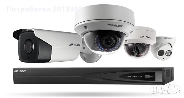 Hikvision комплект с 4 камери , снимка 2 - Комплекти за видеонаблюдение - 30823179