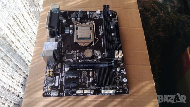 Дънна платка Gigabyte GA-H81M-DS2 Socket LGA1150 CPU+FAN, снимка 3 - Дънни платки - 50693565