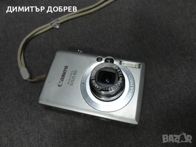 ЦИФРОВ ФОТОАПАРАТ CANON DIGITAL IXUS 60 DIGITAL 6.0MP CCD DIGITAL CAMERA Y2K RETRO DIGICAM, снимка 5 - Фотоапарати - 55752812
