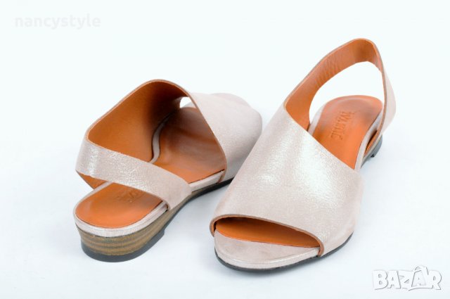Дамски ниски сандали от естествена кожа 35 до 42, снимка 4 - Сандали - 40166315