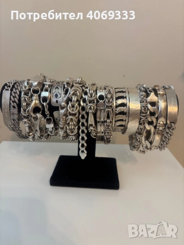 Сребърни гривни проба 925, снимка 4 - Гривни - 54172974