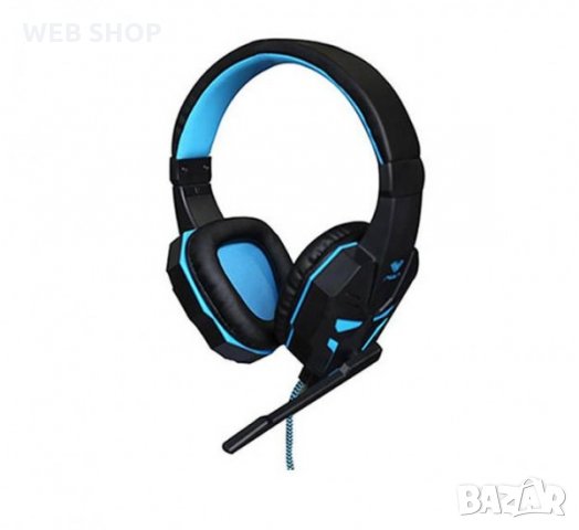 Слушалки геймърски AULA PRIME, стерео, кожени, с микрофон, 113dB, USB, снимка 1