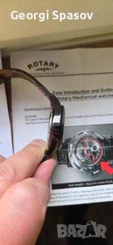 Мъжки механичен часавник Rotary swiss, снимка 8 - Мъжки - 54177472