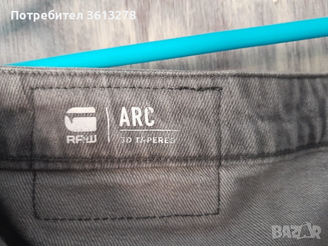 Мъжки дънки - "G-Star RAW" (сиви), снимка 3 - Дънки - 54012434