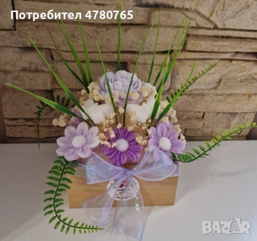 Ароматни сапунени цветя, снимка 3 - Декорация за дома - 54010671