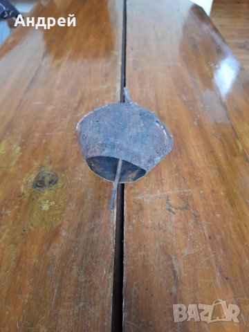 Стар звънец,хлопка,чан #4, снимка 6 - Антикварни и старинни предмети - 35524778