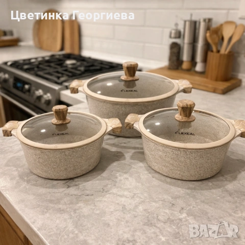 Готварски комплект касероли PEARL SERIES Lexical 