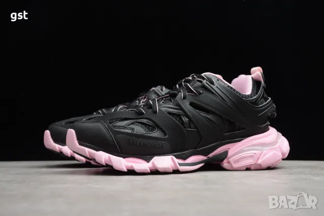 Уникални Редки Balenciaga Track 3.0 Black 🖤💜 Pink Version маратонки кецове мъжки дамски Дизайнерск