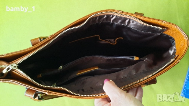 Чанта естествена кожа , снимка 3 - Чанти - 52614442