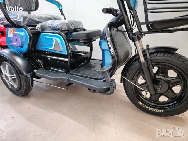 Триколка на ток,електрическа 2000W,60V,25ah високопроходима, снимка 10 - Мотоциклети и мототехника - 42048791
