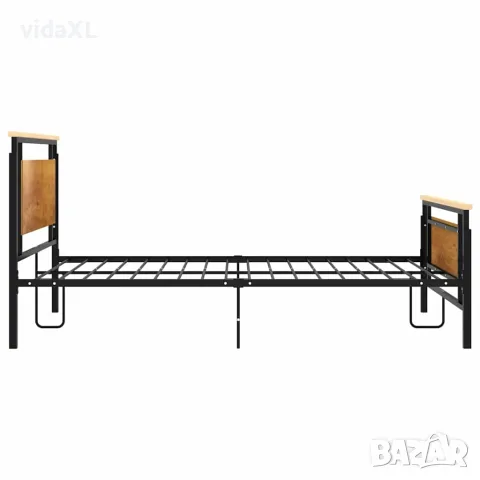 vidaXL Рамка за легло, метал, 120x200 cм, снимка 4 - Спални и легла - 56146777