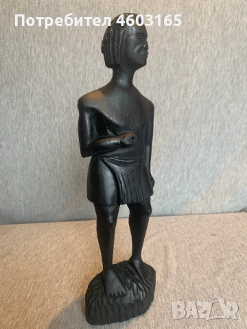 дървена фигура , снимка 3 - Антикварни и старинни предмети - 53938311