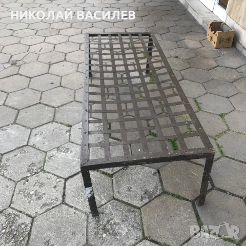Питай налично ли е   /  Метално  единично  здраво  /  легло  / 172/47/68  .  Закачалка  за  стена. , снимка 7 - Спални и легла - 54109251