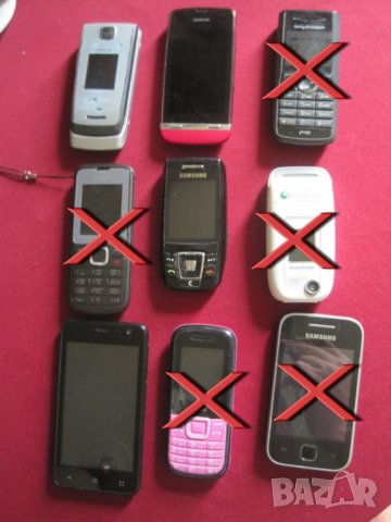 Смартфони, отключени към всички GSM оператори, изправни телефони, българско меню