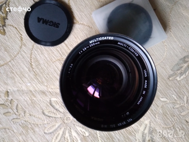 Предлага ориг.японски фото обектив SIGMA 28-200MM. за NIKON, снимка 3 - Обективи и филтри - 52099395