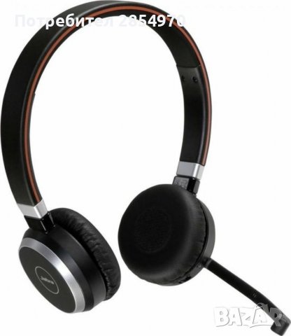 Jabra Evolve 65 Stereo Безжични Bluetooth слушалки Черни, снимка 3 - Безжични слушалки - 37540801
