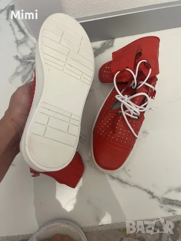 Летни Боти на дупки ест.кожа 37, снимка 7 - Дамски боти - 51409778