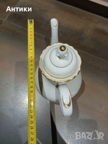 Порцеланов чайник кана маркиран, снимка 10 - Сервизи - 52513885