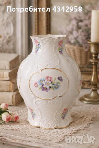 Lindner. Порцеланова ваза. 1970 г.