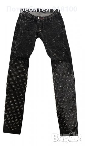 Плейн Оригинални дънки с капси, снимка 1