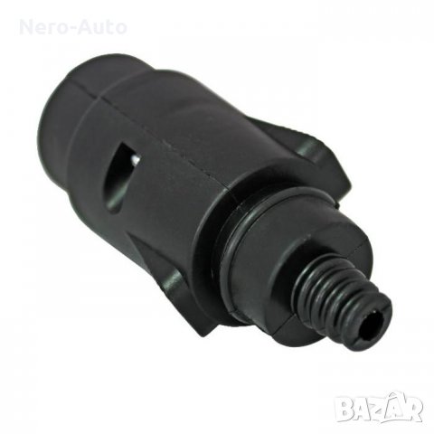 Букса за ремарке пластмасова 7 пина 12V мъжка, черна, снимка 3 - Ремаркета - 32122090