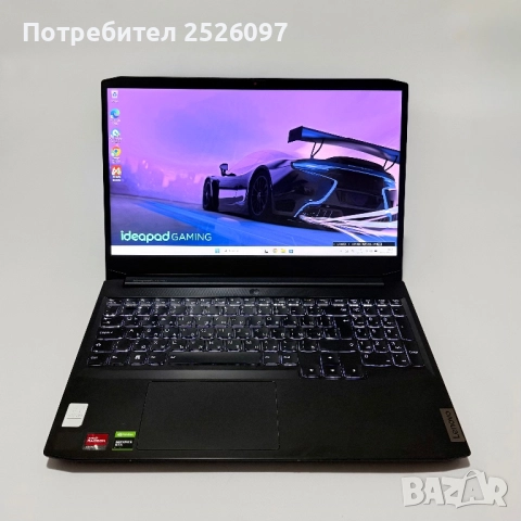 Lenovo Gaming 3 Gen 6/16,6” IPS/Ryzen 5 5600H/GTX 1650/16GB/512GB NVMe, снимка 2 - Лаптопи за игри - 52917528