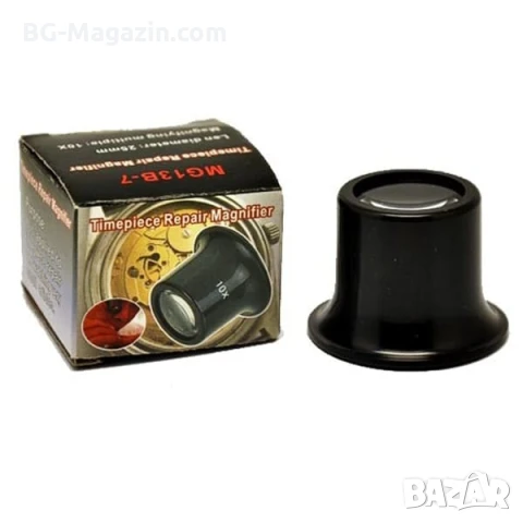 Мощна професионална увеличителна лупа за глава око 10X увеличение за часовникари бижутери ремонт, снимка 5 - Други инструменти - 50921203