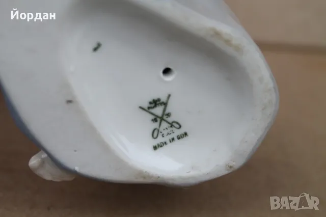 Немска порцеланова фигурка DDR ''Момче с лодка'', снимка 13 - Колекции - 47957518