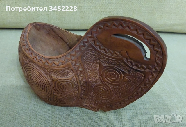 дърворезба Скандинавска сватбена чаша за ценители , снимка 7 - Антикварни и старинни предмети - 52761736