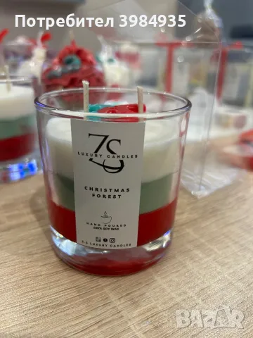 Коледна свещ , снимка 5 - Декорация за дома - 48165173