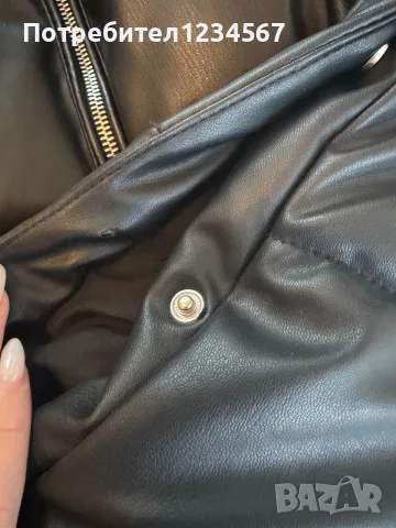 Дамска кожена грейка Zara XS, S, снимка 3 - Елеци - 56127842