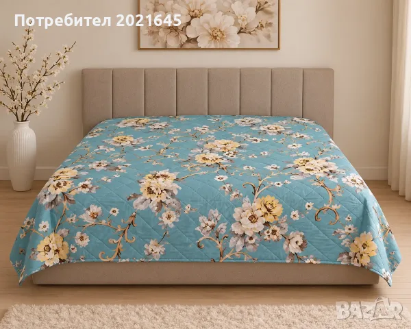 Шалте 200/220см, снимка 7 - Покривки за легло - 56513546