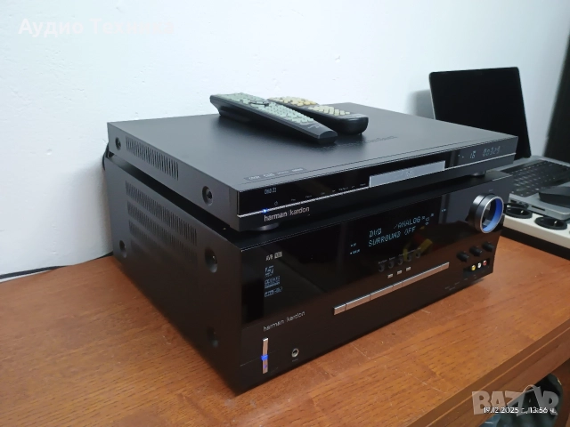 Ресивър (усилвател) harman/kardon AVR 135 + DVD 22 Перфектни! , снимка 6 - Ресийвъри, усилватели, смесителни пултове - 52855846