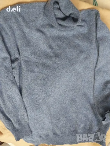 BENETON 🇮🇹 Size L 100% вълна, снимка 3 - Блузи с дълъг ръкав и пуловери - 47830893