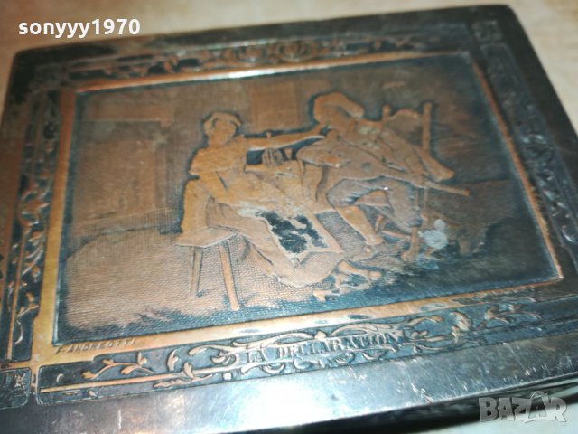 красива метална кутия-внос франция 10х7х4см, снимка 5 - Колекции - 30203938