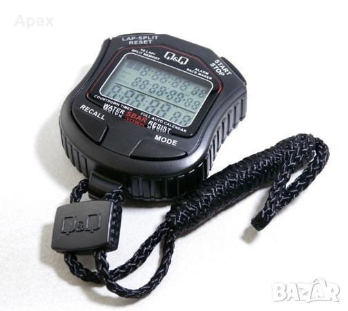 Професионален Хронометър Q&Q HS45J. Дигитални Хронометри за Спортисти и Треньори. Таймер Hronometar, снимка 2 - Спортна екипировка - 54010755