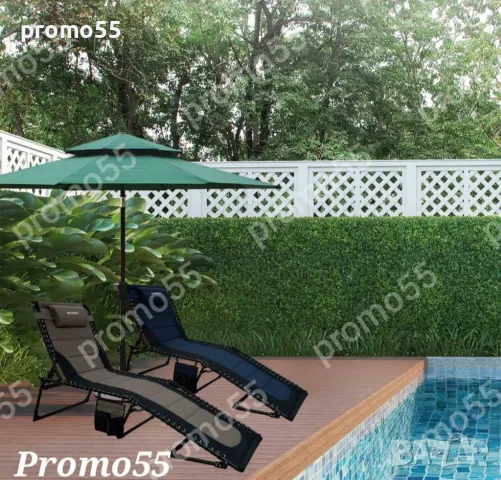 Качествен чадър 220см. с двоен покрив за стабилност при вятър, снимка 8 - Градински мебели, декорация  - 49615173