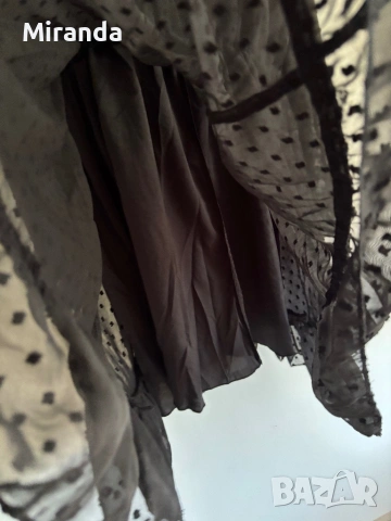 Shein черна ефирна рокля XL, снимка 7 - Рокли - 54322899