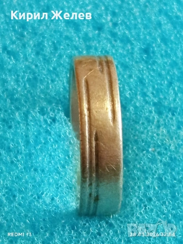 Класически модел сребърен пръстен тип халка орнаментиран стилен 46147, снимка 5 - Пръстени - 54005375