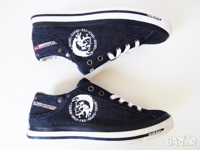 Нови и оригинални Diesel EXPOSURE Low Дънкови Кецове Номер 40 Стелка 25,5см. 