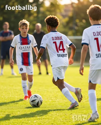 D.DOUE 14 💙 ⚽️ детско юношески футболни екипи PSG НОВО сезон 2026-27 година , снимка 7 - Футбол - 42029891