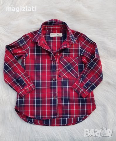 Карирана риза ZARA  3-4 години, снимка 7 - Детски ризи - 37883573