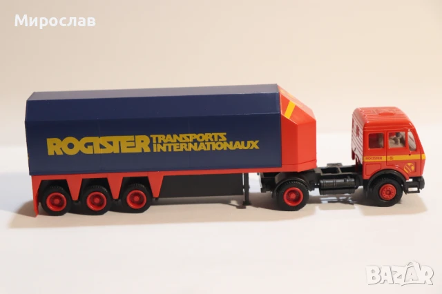 HERPA H0 1/87 MERCEDES КАМИОН МОДЕЛ ТРАНСПОРТ НА СТЪКЛО, снимка 6 - Колекции - 50919792