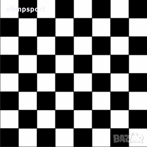 Винилово табло за градински шах с размер 320*320 см.  Предназначено за градински шах с фигури с разм