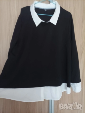 Макси блуза тип риза , снимка 4 - Блузи с дълъг ръкав и пуловери - 53955614