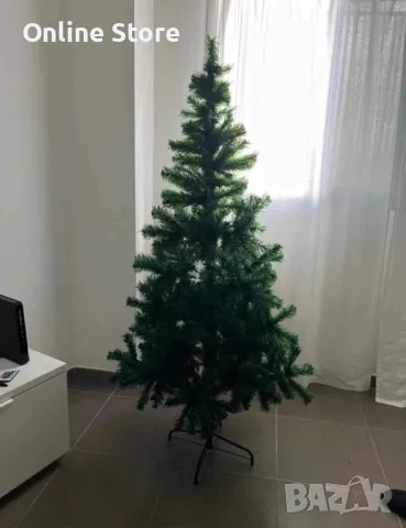 Коледно борче със зелени връхчета / ПЛАСТМАСОВА СТОЙКА / КОЛЕДНА ПРОМОЦИЯ 2024, снимка 8 - Декорация за дома - 42964513